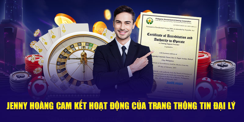 Jenny Hoàng cam kết hoạt động của trang thông tin đại lý 